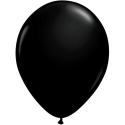 Qualatex Luftballon onyx black